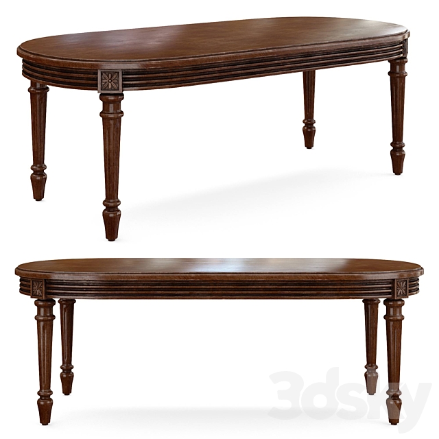 BÀN ĂN CỔ ĐIỂN LOUIS 16 OVAL